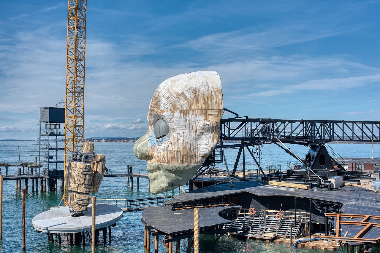 Bregenz, floating stage, festival, stage design, stage construction, lake constance, rigoletto, bregenz, bregenz, bregenz, bregenz, bregenz, stage design, stage design