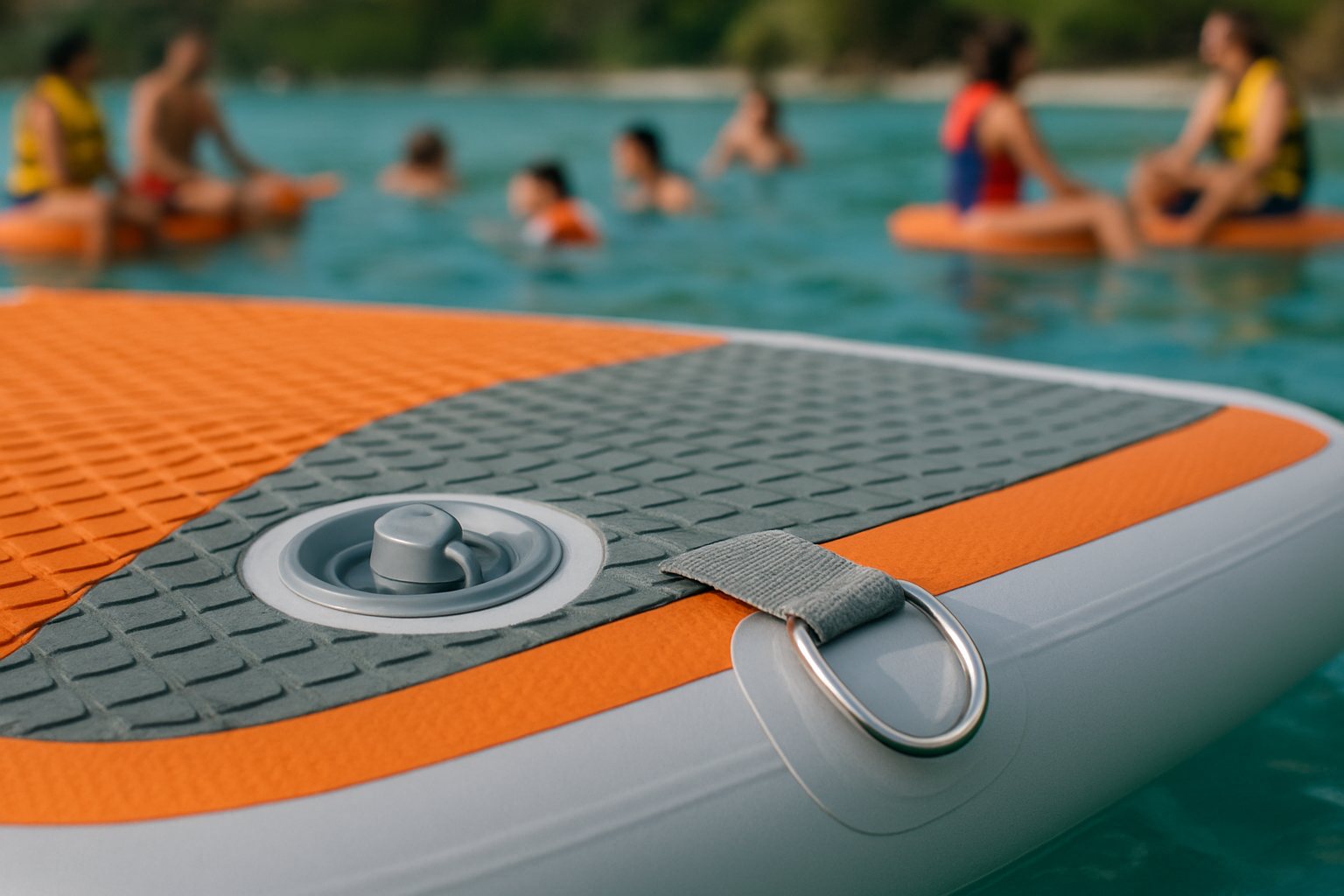 Inflatable platform details