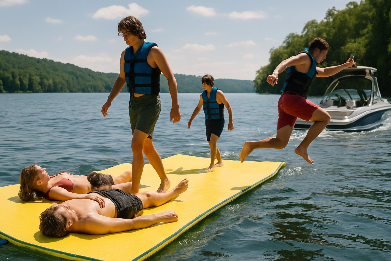 Lily Pad Floats and Floating Mats: Sizes, Foam and Safety